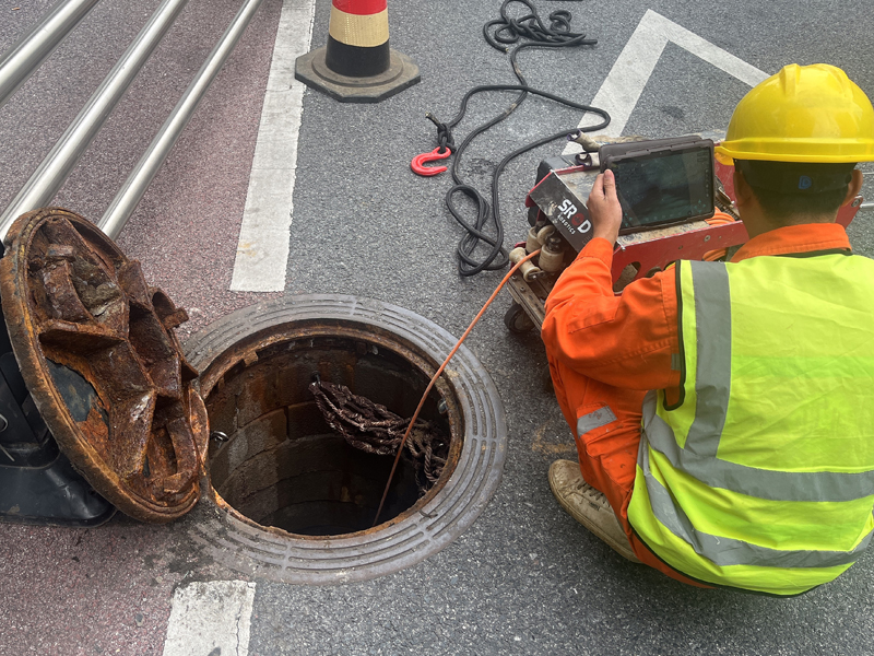 酒楼市政管道内窥检测